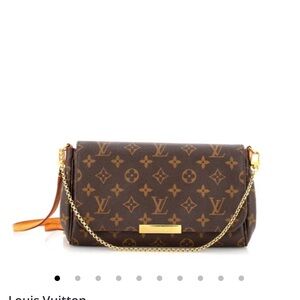 Louis Vuitton Brown Monogram Favorite Crescent Crossbody
